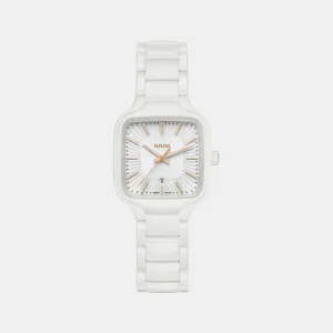 Women White Chronograph Ceramic Watch R27072012
