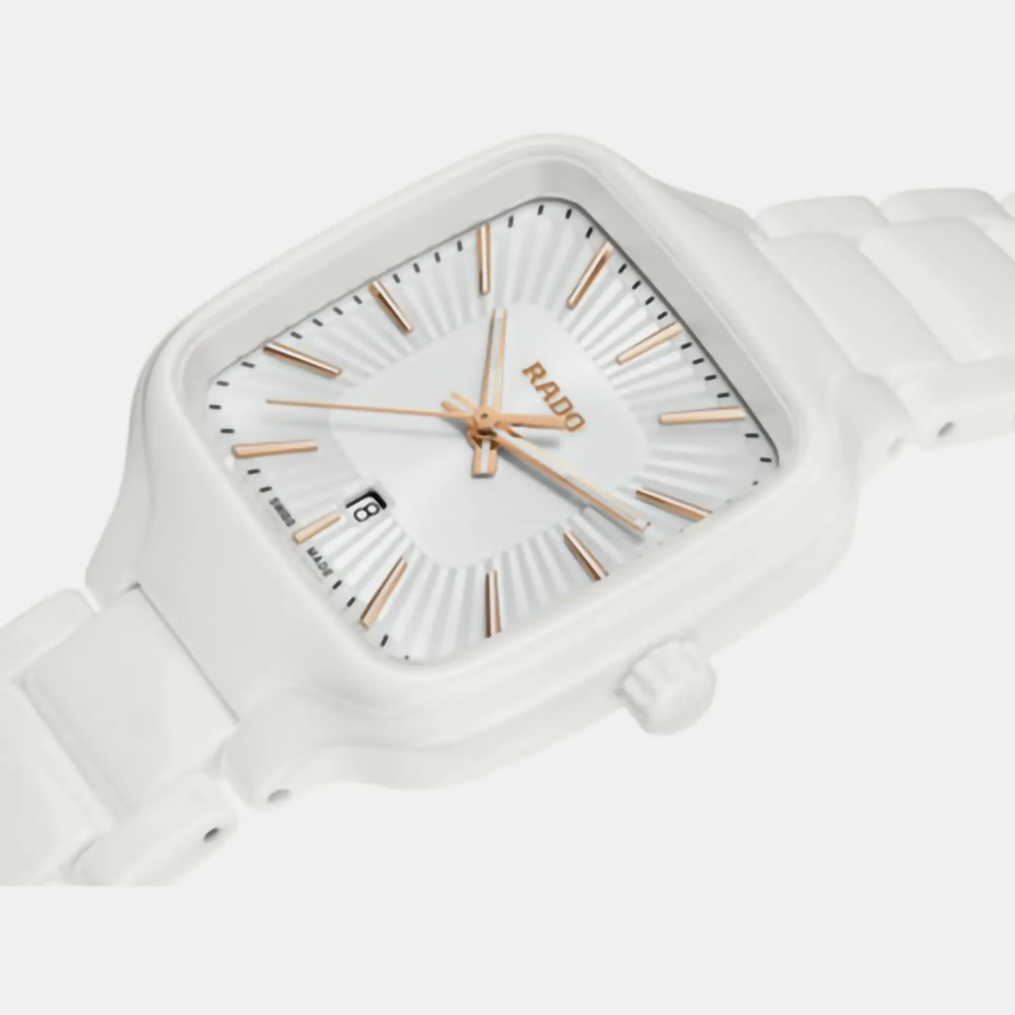 Women White Chronograph Ceramic Watch R27072012