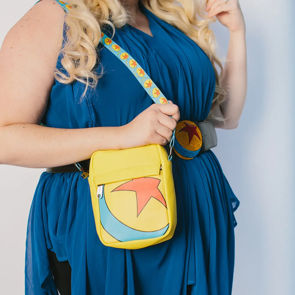 Women's Crossbody Wallet - Pixar Luxo Ball Yellow Blue Red