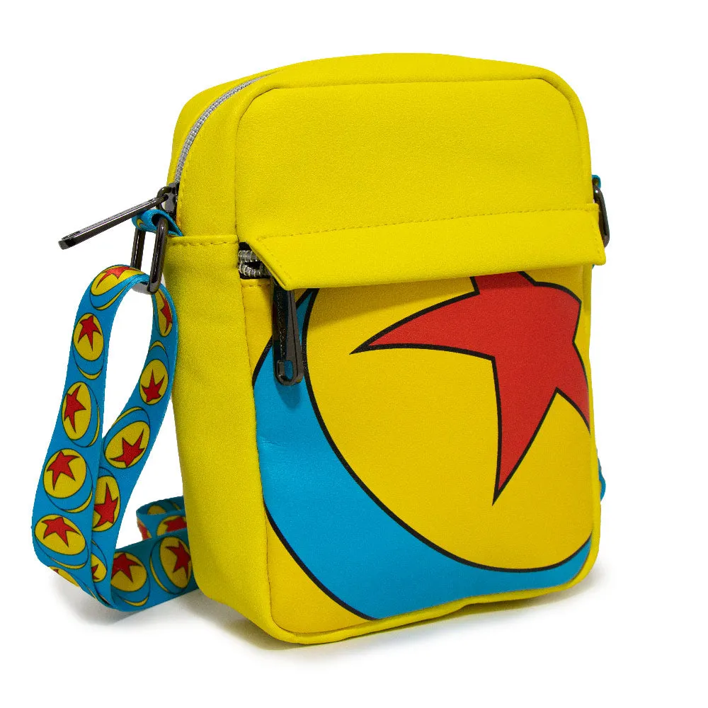 Women's Crossbody Wallet - Pixar Luxo Ball Yellow Blue Red