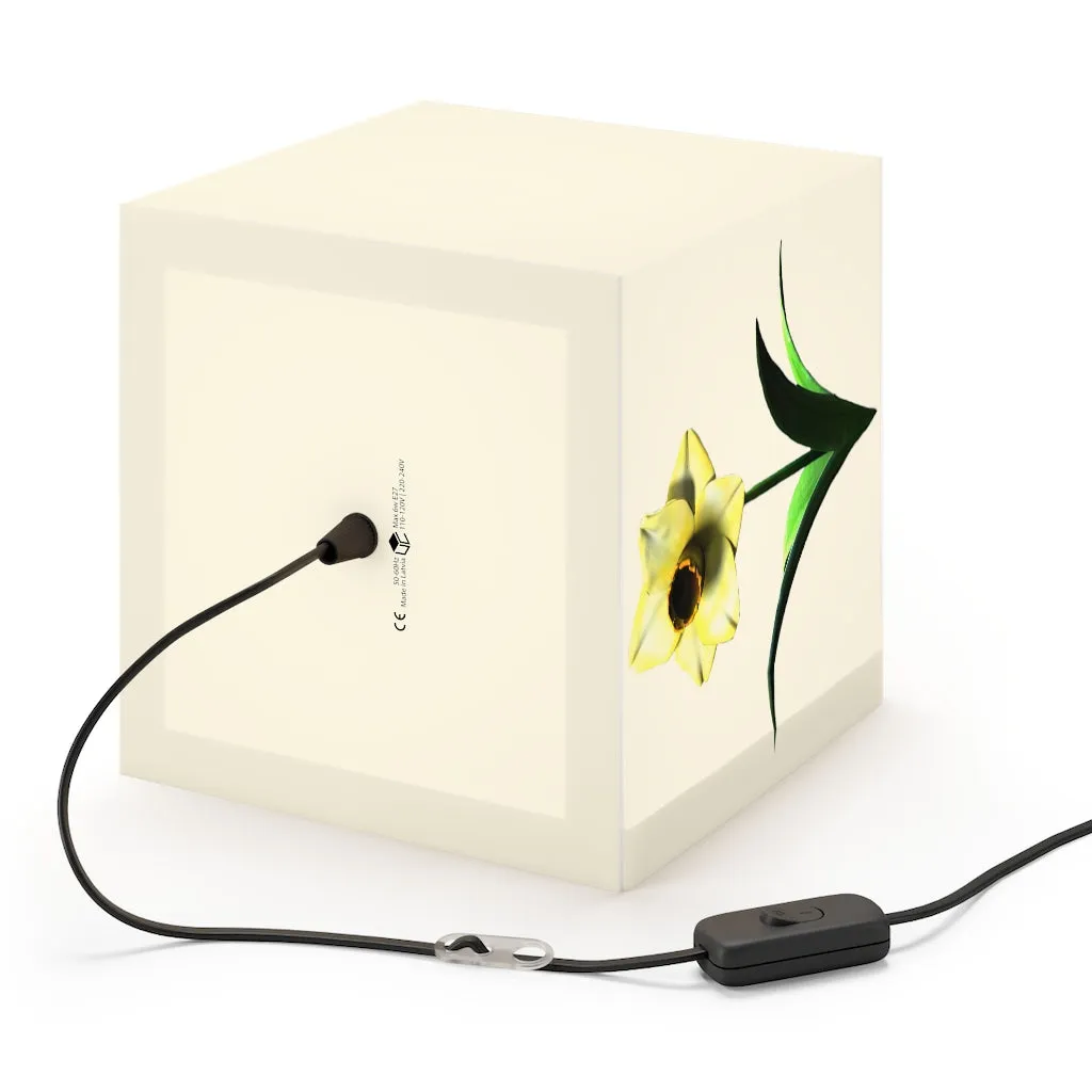 Yellow Flower Personalized Lamp