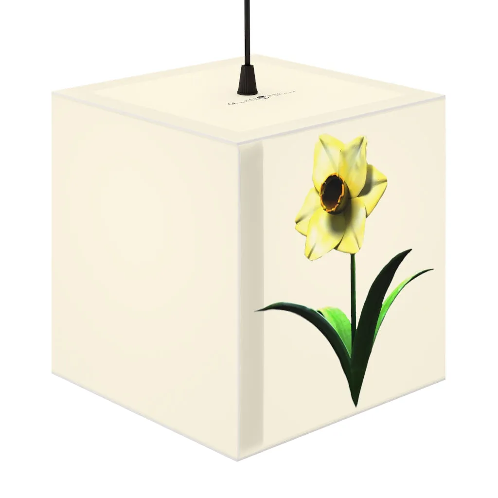 Yellow Flower Personalized Lamp