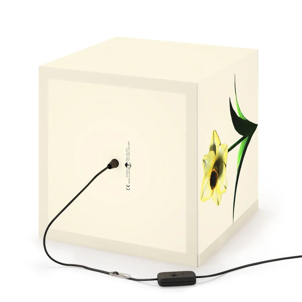 Yellow Flower Personalized Lamp